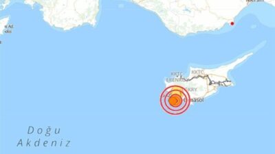 Boğaziçi Üniversitesi Kandilli Rasathanesi ve Deprem Araştırma Enstitüsü (KRDAE) verilerine